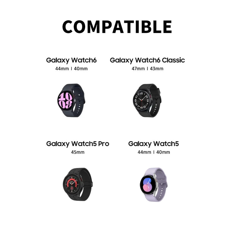 For Samsung Galaxy Watch6 / Watch6 Classic / Watch5 / Watch5 Pro JUNSUNMAY Silicone Charger Stand Non-Slip Base(Black)