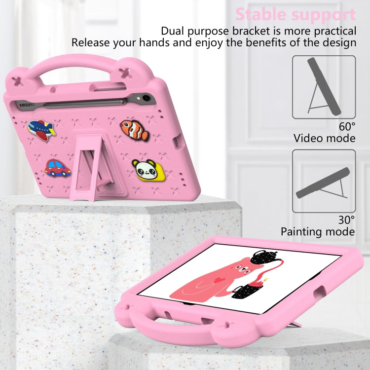 Handle Kickstand Children EVA Shockproof Tablet Case, For Samsung Galaxy Tab S8 X700, For Samsung Galaxy S7 FE 12.4 T730 / T736, For Samsung Galaxy Tab S7 T870, For Samsung Galaxy Tab S7+ / T970/T975/T976