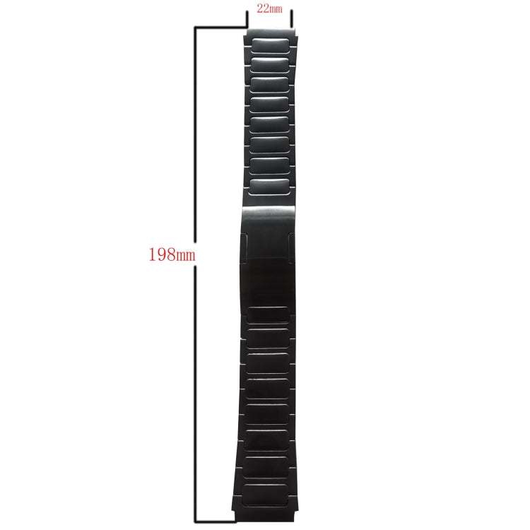 22mm I-Shaped Titanium Alloy Watch Band, For Honor Watch GS 3, For Huawei Watch GT3 46mm, For Huawei Watch GT Runner, For Huawei Watch 3 Pro, For Huawei Watch 3, For Huawei GT2 Pro, For Huawei GT2 46mm