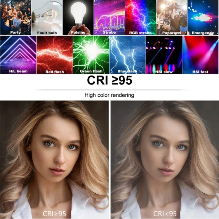 VLOGLITE W150RGB-II With LCD Display RGB Video Light Handheld Light Stick LED Video Light