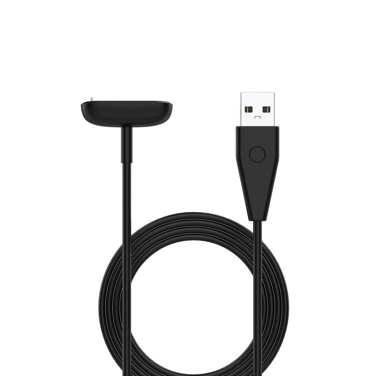 For Fitbit Charge 6 USB Port Smart Watch Charging Cable with Reset Key, 50cm, 1m