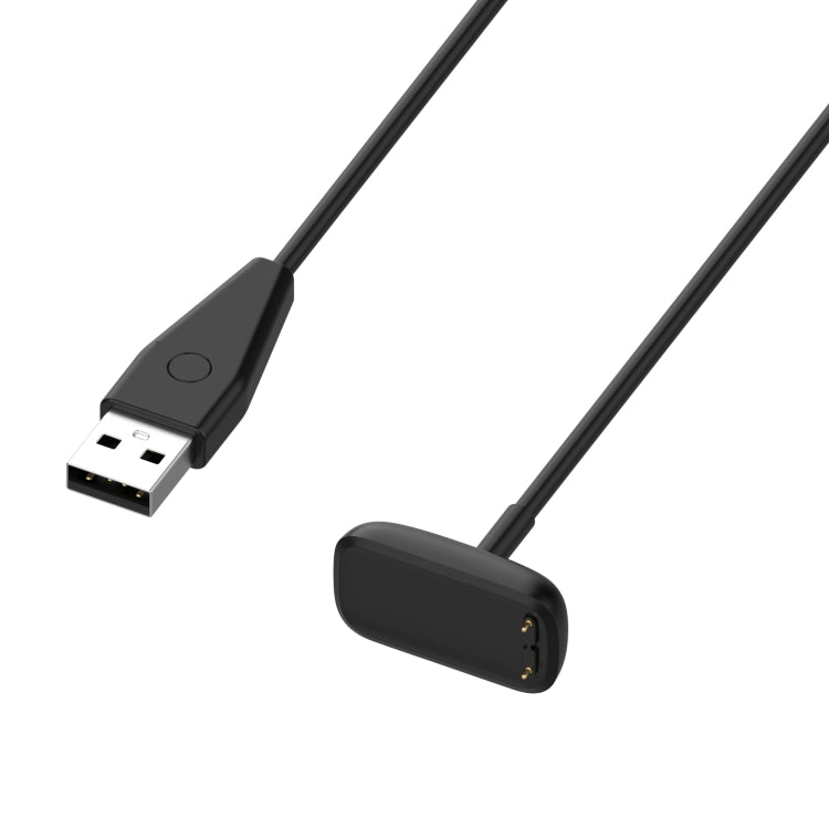 For Fitbit Charge 6 USB Port Smart Watch Charging Cable with Reset Key, 50cm, 1m
