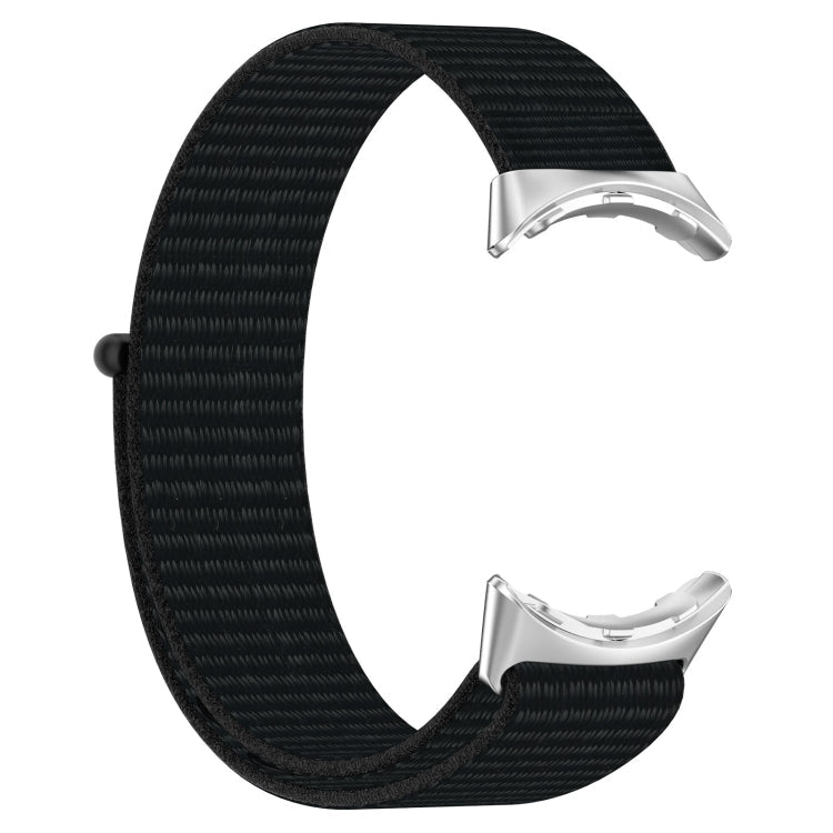 For Google Pixel Watch 2 Nylon Braided Watch Band(Black)