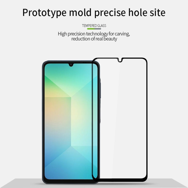 PINWUYO 9H 2.5D Full Screen Tempered Glass Film, For Galaxy M55, For Galaxy S24+ 5G, For Galaxy S24 5G, For Galaxy A15, For Galaxy A05, For Galaxy A05s, For Galaxy A17 / A16 / A26, For Galaxy A35 / A55