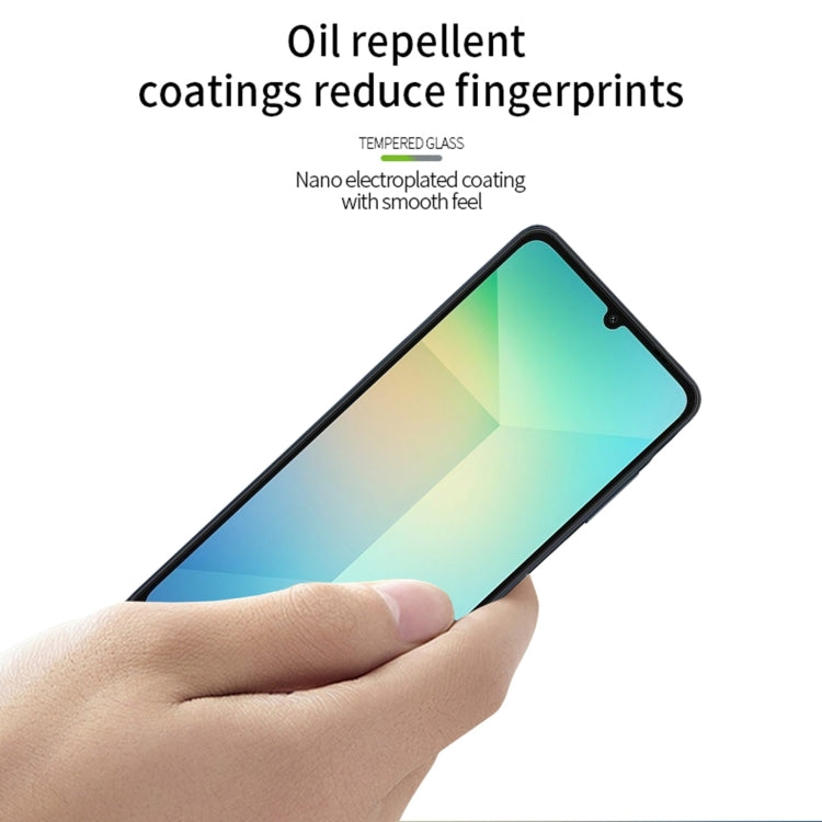 PINWUYO 9H 2.5D Full Screen Tempered Glass Film, For Galaxy M55, For Galaxy S24+ 5G, For Galaxy S24 5G, For Galaxy A15, For Galaxy A05, For Galaxy A05s, For Galaxy A17 / A16 / A26, For Galaxy A35 / A55