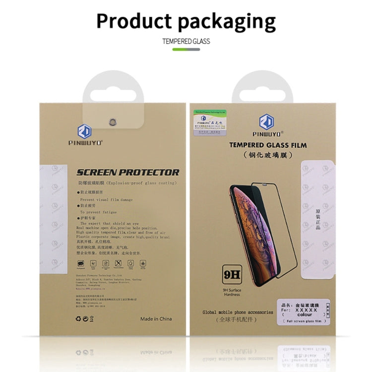 PINWUYO 9H 2.5D Full Screen Tempered Glass Film, For Galaxy M55, For Galaxy S24+ 5G, For Galaxy S24 5G, For Galaxy A15, For Galaxy A05, For Galaxy A05s, For Galaxy A17 / A16 / A26, For Galaxy A35 / A55