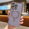 Glitter Electroplating MagSafe TPU Phone Case, For iPhone 15 Pro Max, For iPhone 15 Pro, For iPhone 15 Plus