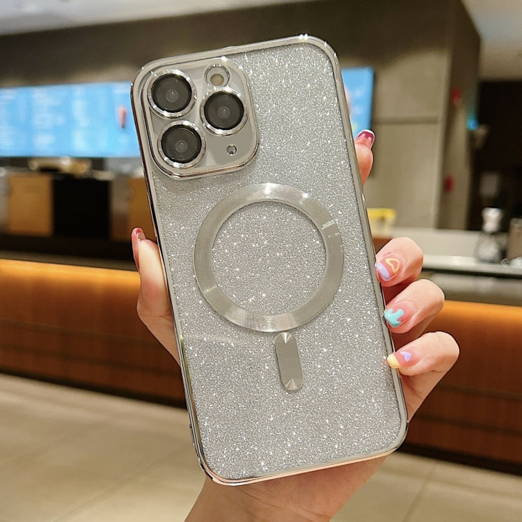 Glitter Electroplating MagSafe TPU Phone Case, For iPhone 11 Pro Max, For iPhone 11, For iPhone 11 Pro