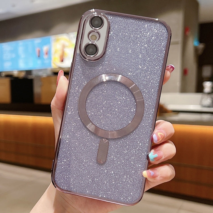 Glitter Electroplating MagSafe TPU Phone Case, For iPhone X / XS, For iPhone XR, For iPhone XS Max
