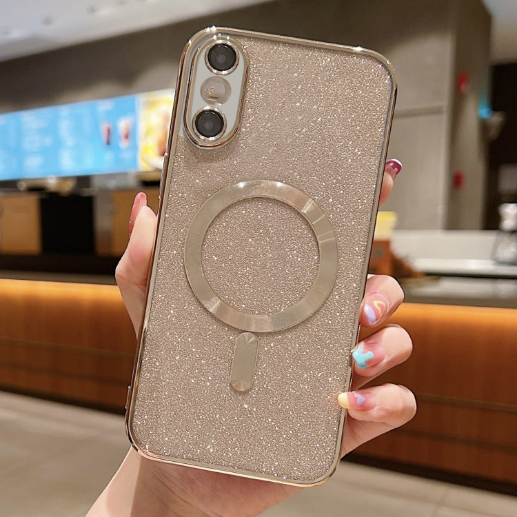 Glitter Electroplating MagSafe TPU Phone Case, For iPhone X / XS, For iPhone XR, For iPhone XS Max
