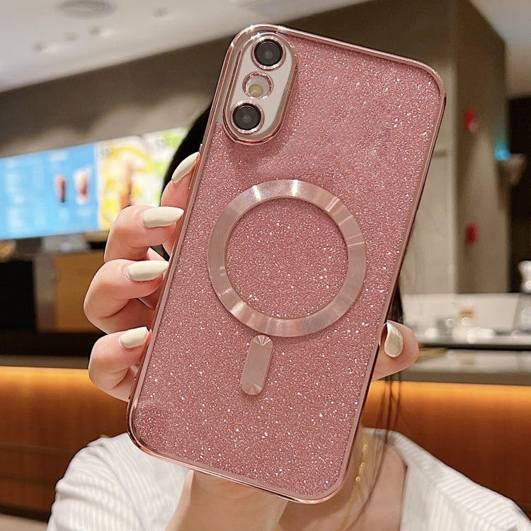 Glitter Electroplating MagSafe TPU Phone Case, For iPhone X / XS, For iPhone XR, For iPhone XS Max