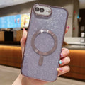 Glitter Electroplating MagSafe TPU Phone Case, For iPhone 7 Plus / 8 Plus