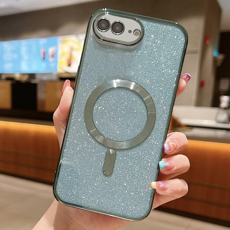 Glitter Electroplating MagSafe TPU Phone Case, For iPhone 7 Plus / 8 Plus