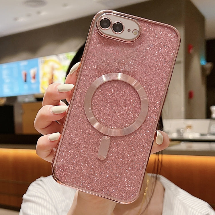 Glitter Electroplating MagSafe TPU Phone Case, For iPhone 7 Plus / 8 Plus