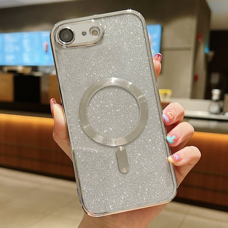 Glitter Electroplating MagSafe TPU Phone Case, For iPhone 14 Pro, For iPhone 14 Pro Max, For iPhone SE 2022 / 7 / 8