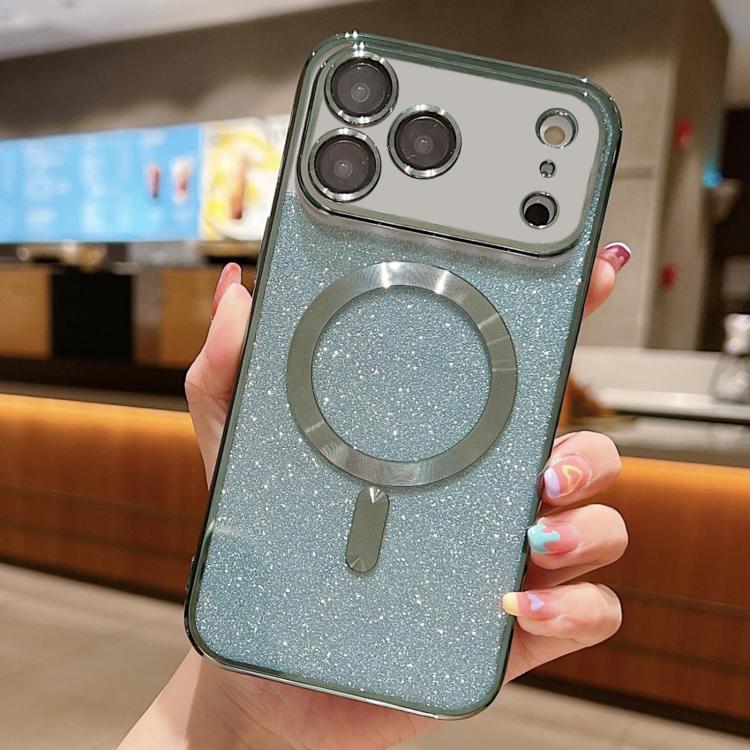 Glitter Electroplating MagSafe TPU Phone Case, For iPhone 17e / 16e, For iPhone 17 Pro Max, For iPhone 17 Pro