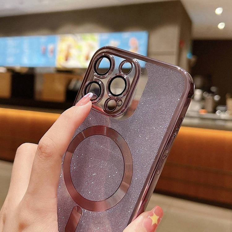 Glitter Electroplating MagSafe TPU Phone Case, For iPhone 15, For iPhone 14 Plus, For iPhone 14