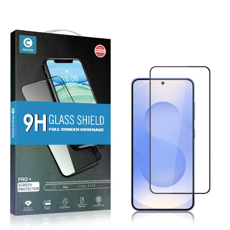 mocolo 2.5D Full Glue Full Cover Tempered Glass Film, For Samsung Galaxy S25 5G, For Samsung Galaxy S25+ 5G, For Samsung Galaxy S25 Ultra 5G, For Samsung Galaxy S24+ 5G, For Sansung Galaxy S24 5G
