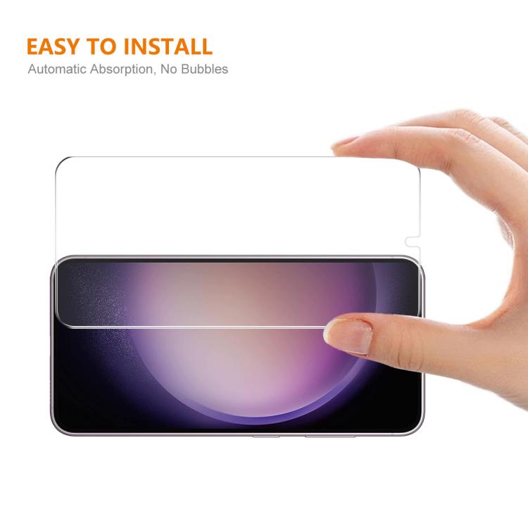 ENKAY 0.18mm High Aluminum-silicon Tempered Glass Film, Support Ultrasonic Fingerprint Unclock, For Galaxy S26 FE 5G, For Galaxy S26+ 5G, For Galaxy S26 Ultra 5G, For Galaxy S26 5G, For Galaxy S25 Edge 5G, For Galaxy S25 Ultra 5G, For Galaxy S24 Ultra ...