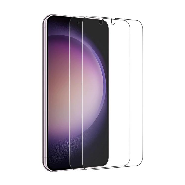 2pcs ENKAY 0.18mm High Aluminum-silicon Tempered Glass Film, Support Ultrasonic Fingerprint Unclock, For Galaxy S26 FE 5G, For Galaxy S26+ 5G, For Galaxy S26 Ultra 5G, For Galaxy S26 5G, For Galaxy S24 Ultra 5G, For Galaxy S24+ 5G, For Galaxy S24 5G