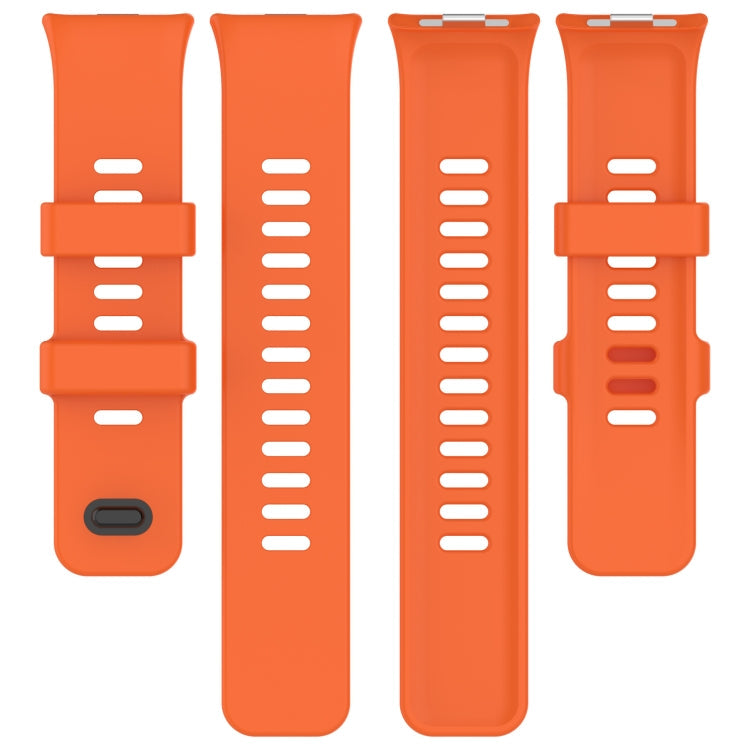 For Redmi Watch 4 Solid Color Silicone Sports Watch Band(Dark Green)