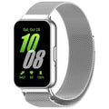 For Samsung Galaxy Fit 3 Milanese Metal Steel Mesh Watch Band(Silver)