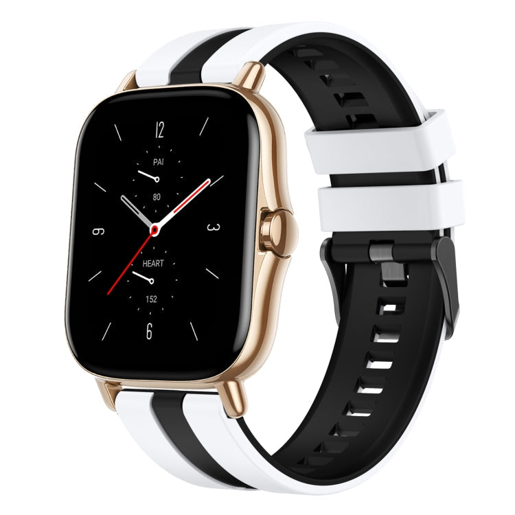 20mm Two-Color Sports Silicone Watch Band, For Amazfit GTS 2