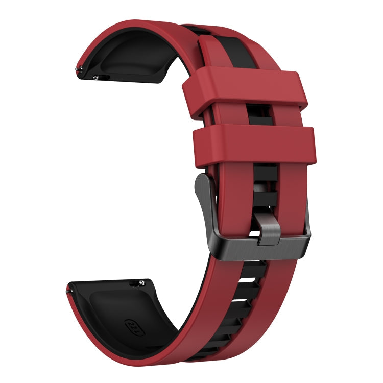 20mm Two-Color Sports Silicone Watch Band, For Amazfit Pop