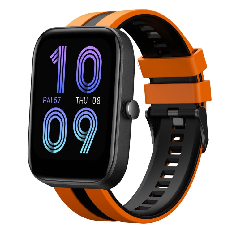 20mm Two-Color Sports Silicone Watch Band, For Amazfit Bip3 Pro