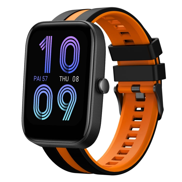 20mm Two-Color Sports Silicone Watch Band, For Amazfit Bip3 Pro