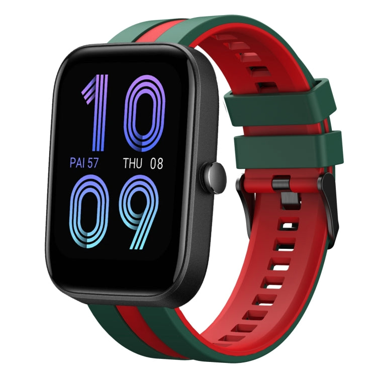 20mm Two-Color Sports Silicone Watch Band, For Amazfit Bip3 Pro