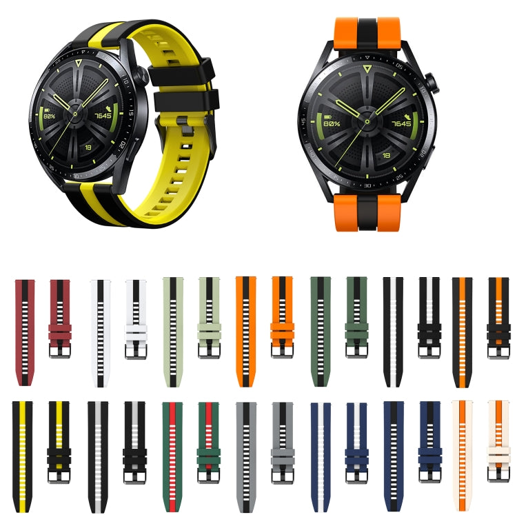 20mm Two-Color Sports Silicone Watch Band, For Amazfit GTS 2