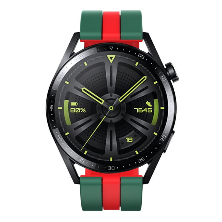 20mm Two-Color Sports Silicone Watch Band, For Amazfit Pop
