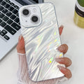 Plating Glitter Texture TPU Phone Case with Lens Film, For iPhone 15 Pro