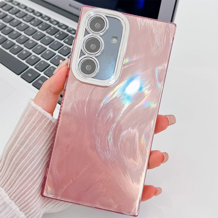 Plating Glitter Texture TPU Phone Case with Lens Film, For Samsung Galaxy A15 5G