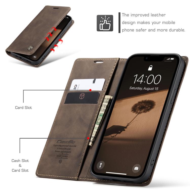 CaseMe 013 Multifunctional Horizontal Flip Leather Phone Case, For iPhone 17e / 16e, For iPhone 17 Pro Max, For iPhone 17 Pro, For iPhone 17