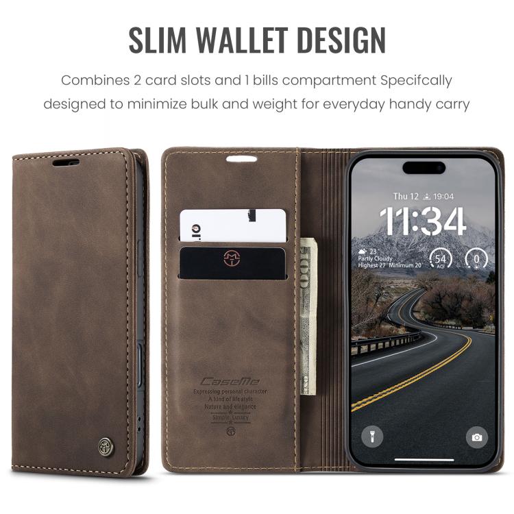 CaseMe 013 Multifunctional Horizontal Flip Leather Phone Case, For iPhone Air, For iPhone 16 Pro Max, For iPhone 16 Pro, For iPhone 16 Plus