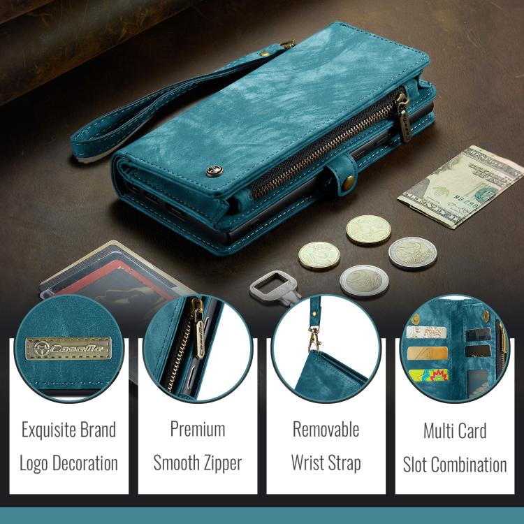 CaseMe 008 Detachable Multifunctional Leather Phone Case, For Samsung Galaxy A36 5G, For Samsung Galaxy S25 5G, For Samsung Galaxy S25+ 5G, For Samsung Galaxy S25 Ultra 5G