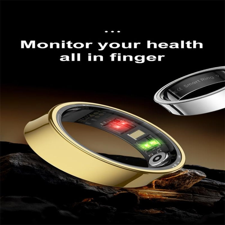 R09 SIZE 9 Smart Ring, Support Heart Rate / Blood Oxygen / Sleep Monitoring / Multiple Sports Modes