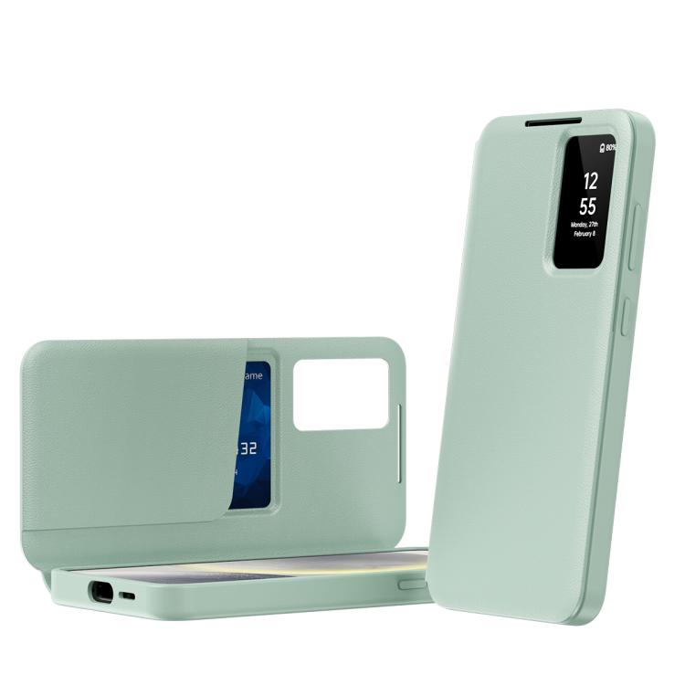 Smart View Window Leather Phone Case with Card Slot, For Samsung Galaxy Z Fold3 5G