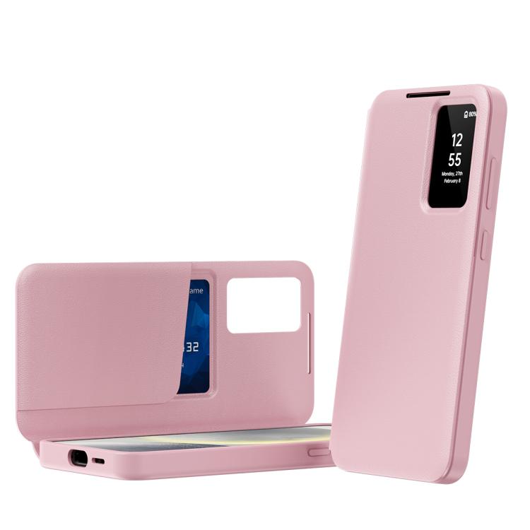 Smart View Window Leather Phone Case with Card Slot, For Samsung Galaxy Z Fold3 5G