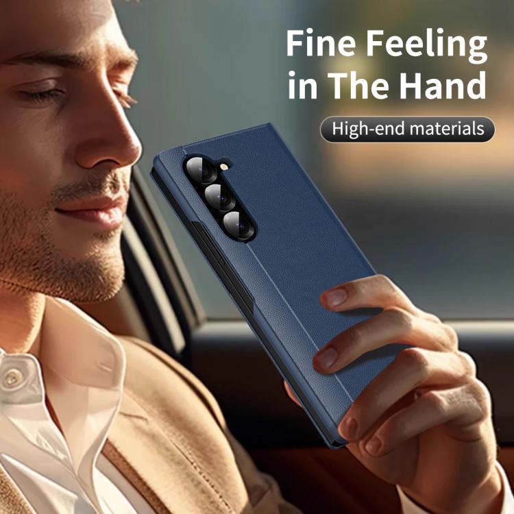 Smart View Window Leather Phone Case with Card Slot, For Samsung Galaxy S24 Ultra 5G, For Samsung Galaxy S24+ 5G, For Samsung Galaxy S24 5G, For Samsung Galaxy S23 FE 5G