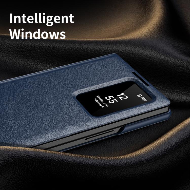 Smart View Window Leather Phone Case with Card Slot, For Samsung Galaxy A56 5G, For Samsung Galaxy S25 5G, For Samsung Galaxy S25+ 5G, For Samsung Galaxy S25 Ultra 5G