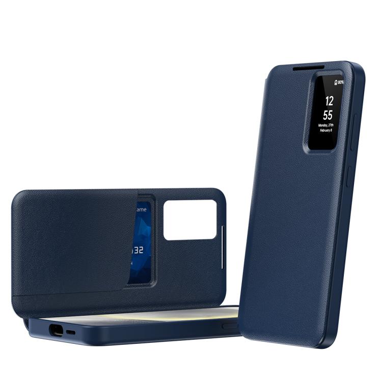 Smart View Window Leather Phone Case with Card Slot, For Samsung Galaxy Z TriFold, For Samsung Galaxy S26 Ultra 5G, For Samsung Galaxy A57 5G, For Samsung Galaxy A37 5G