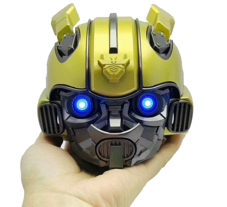 Bumblebee Cartoon Bluetooth 5.0 Speaker, Support TF Card & FM