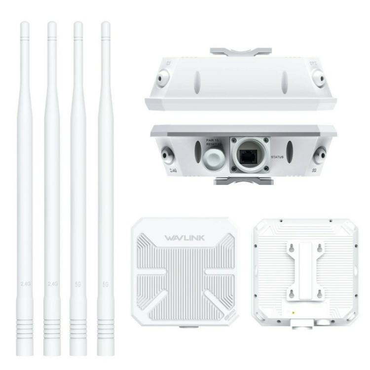 WAVLINK WN588HA2 AP Repeater WiFi Signal Booster AC1200 Dual Band WiFi Extender, US Plug, UK Plug, EU Plug, AU Plug