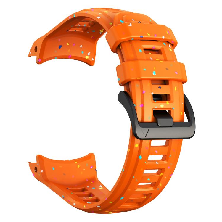 Eco-Friendly Granular Colorful Dots Silicone Watch Band, For Garmin Instinct 3 AMOLED / Solar 50mm, For Garmin Instinct 3 AMOLED / Solar 45mm