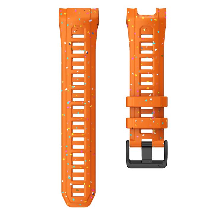 Eco-Friendly Granular Colorful Dots Silicone Watch Band, For Garmin Instinct 3 AMOLED / Solar 50mm, For Garmin Instinct 3 AMOLED / Solar 45mm