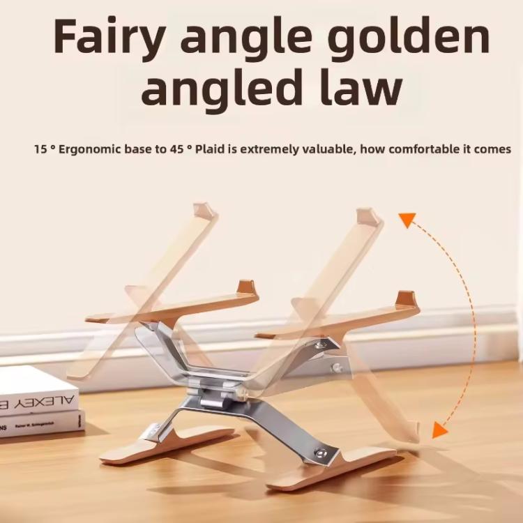 P70W Adjustable Height Solid Wood + Aluminum Alloy Cooling Stand for 14-16 inch Laptops, P70W