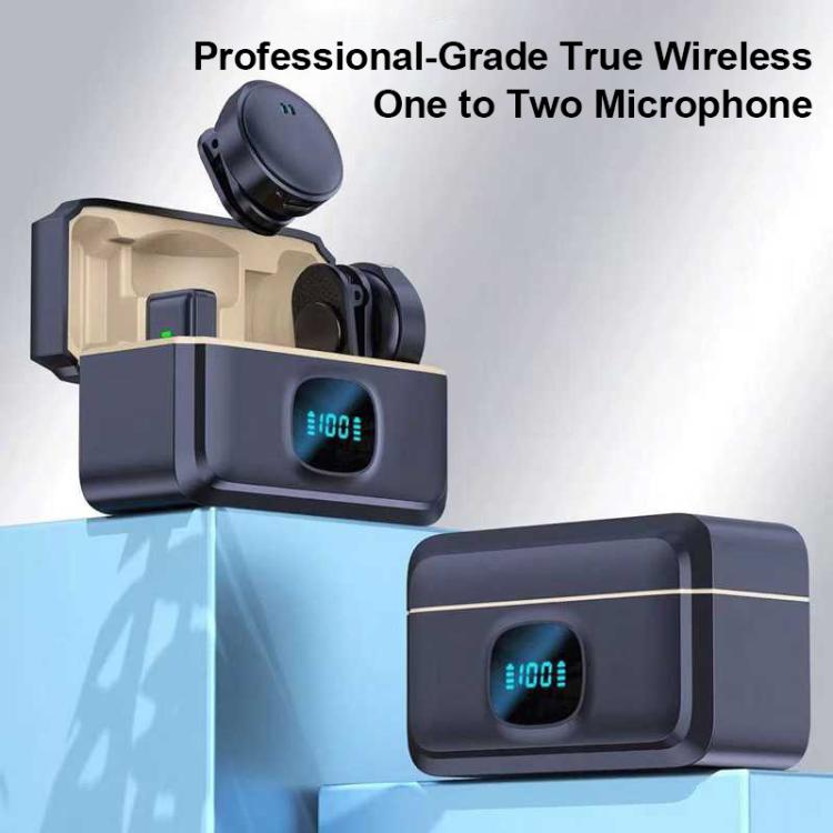 DS-Q8 Wireless Lavalier Noise Reduction Microphone, USB-C Receiver, 8 Pin Receiver
